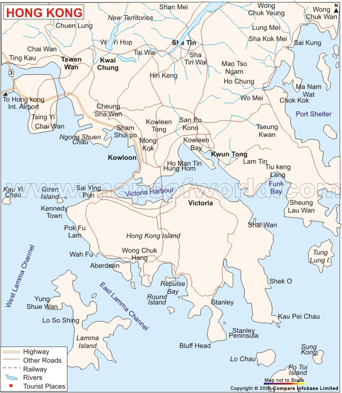 hongkong sehir haritasi