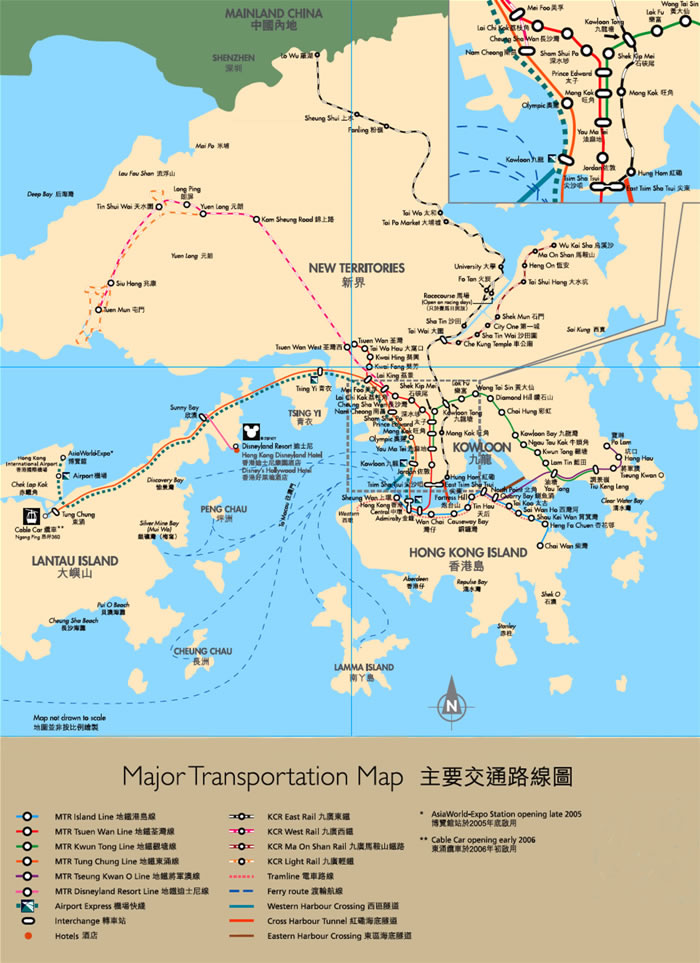 tasima haritasi hong kong