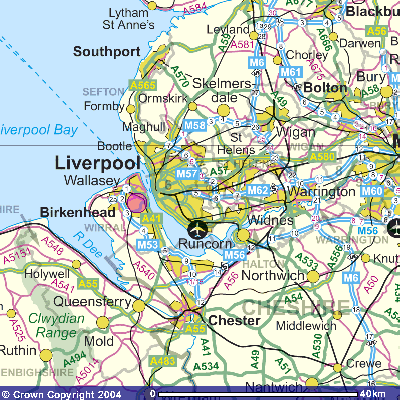 Birkenhead haritasi
