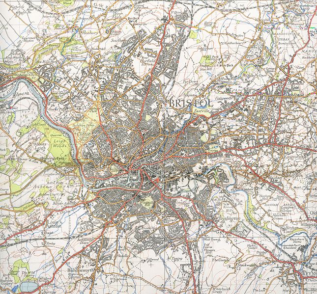 Bristol haritasi 1946
