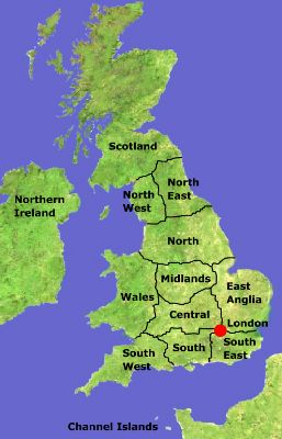 Burnley UK haritasi
