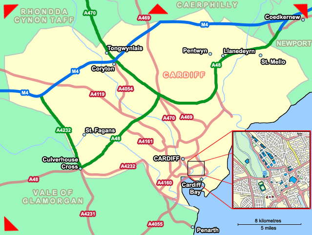 Cardiff haritasi