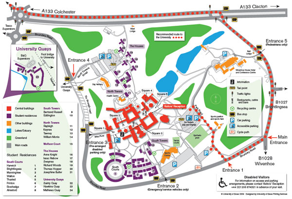 colchester campus haritasi