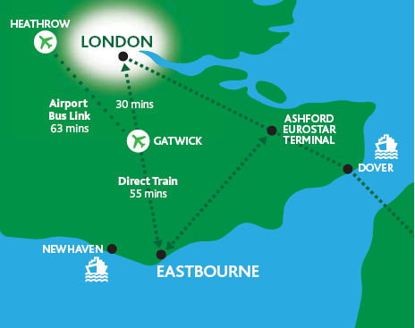 Eastbourne londra haritasi