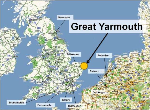 Great Yarmouth haritasi