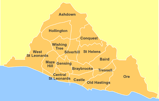 Hastings haritasi