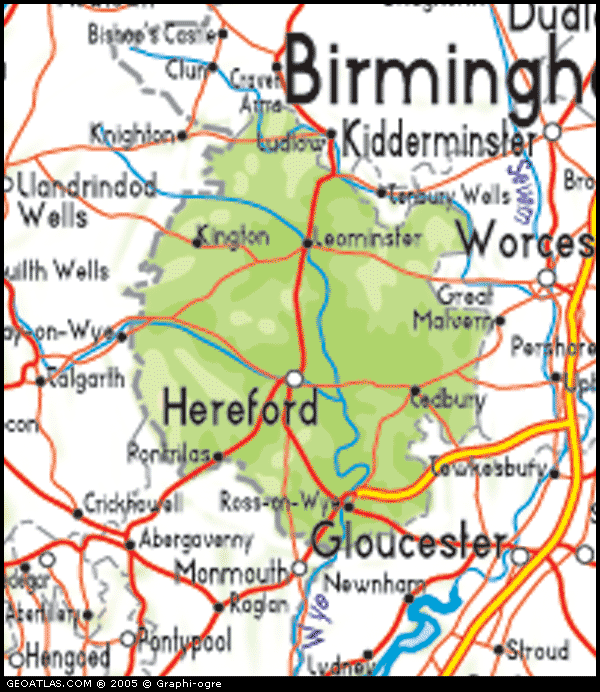 harita herefordshire