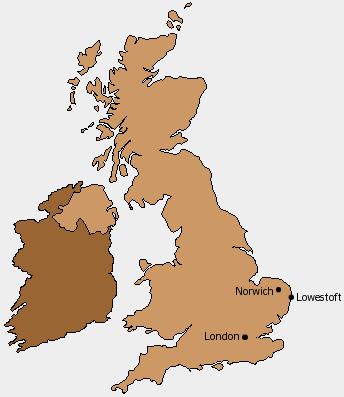 Lowestoft haritasi