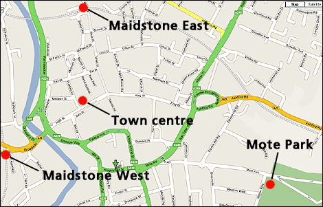 Maidstone haritasi