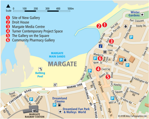 Margate turist haritasi