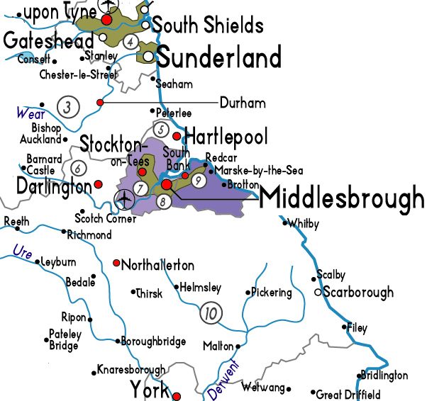 Middlesbrough haritasi
