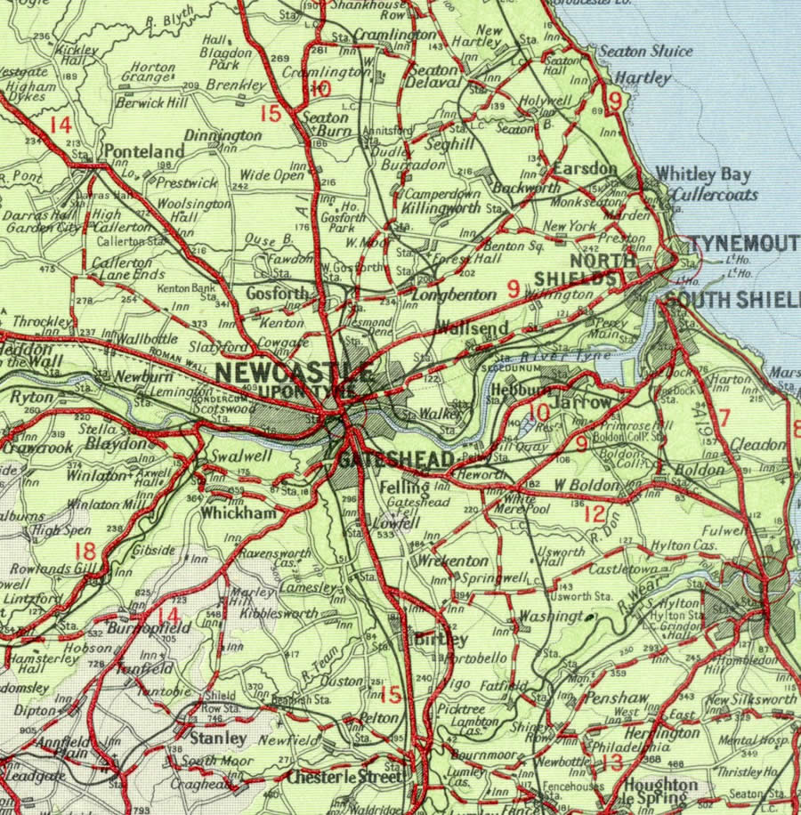 Newcastle haritasi