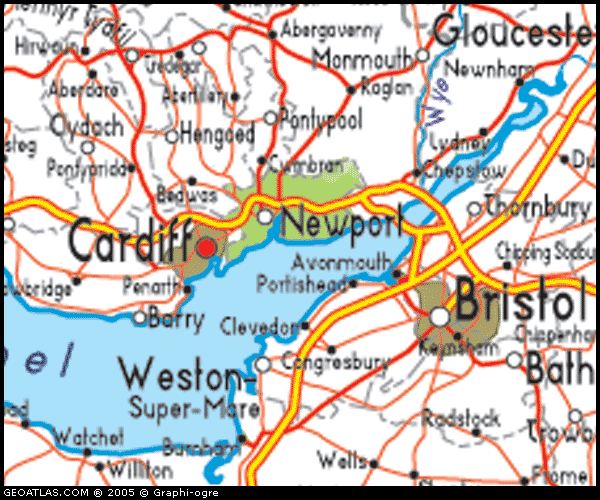 Newport vilayet haritasi
