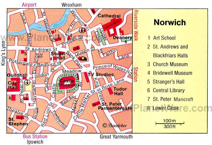 norwich haritasi
