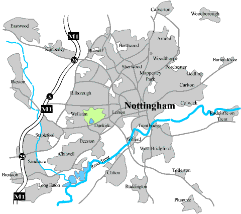 Nottingham haritasi