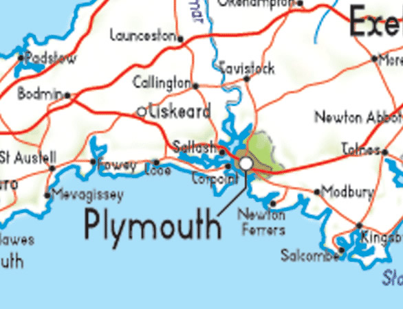 plymouth haritasi
