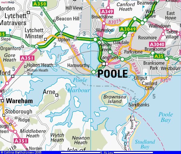 Poole haritasi