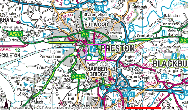 Preston haritasi