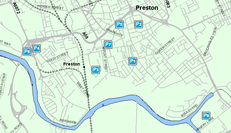 Preston yol haritasi