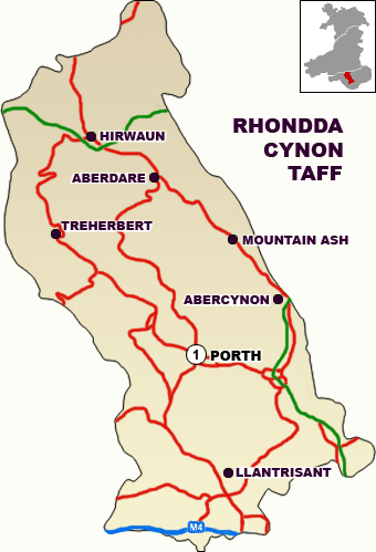 rhondda haritasi