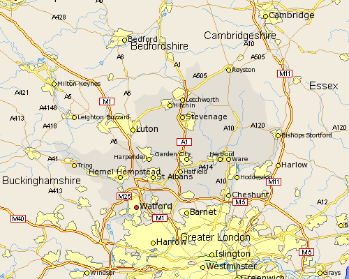 Watford haritasi