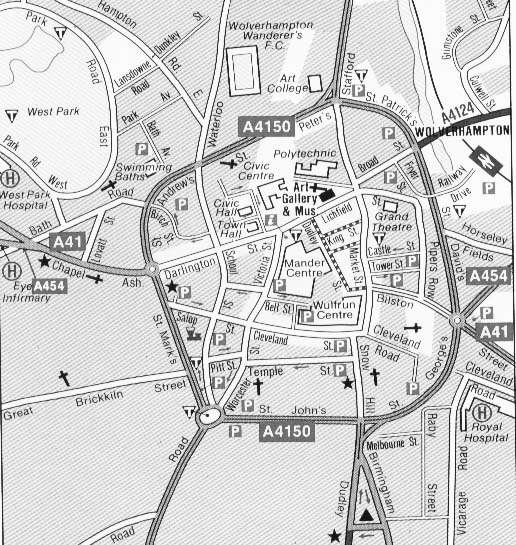 Wolverhampton haritasi