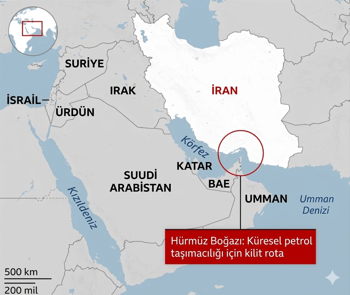Hürmüz Boğazı Dünya haritasında nerede