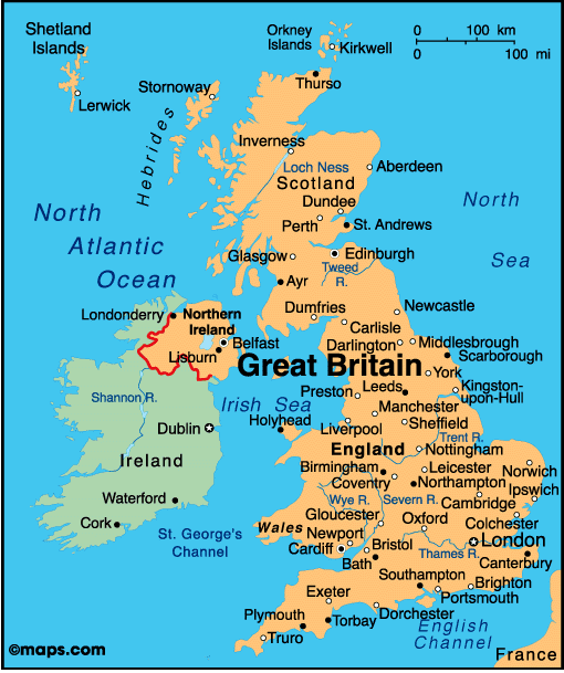 irlanda haritasi birlesik krallik