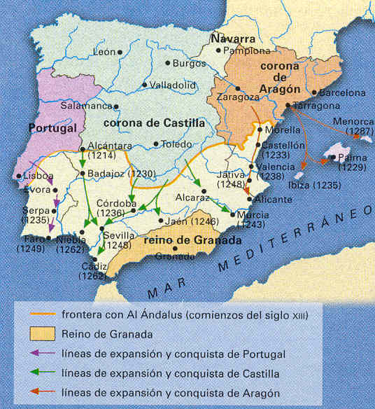 reconquista iberian yarimadasi 13 yuzyil