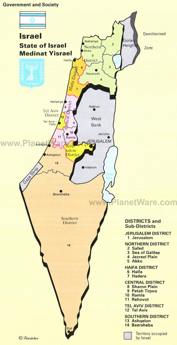 israil devlet haritasi
