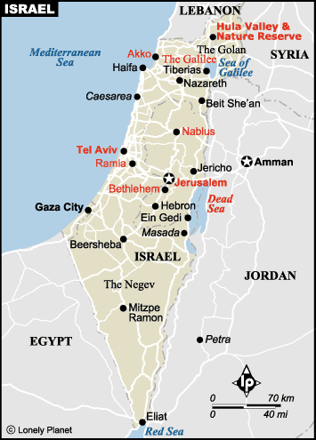 israil harita