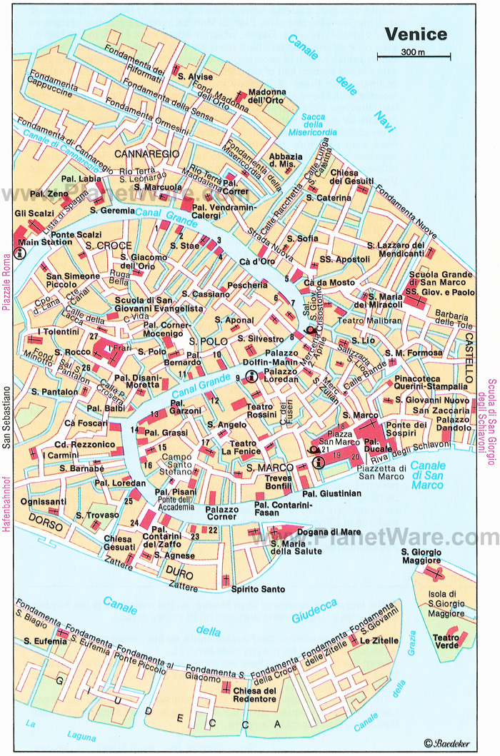 Map of Venice