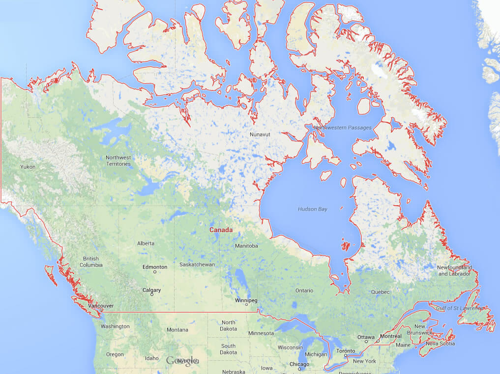 haritasi kanada google