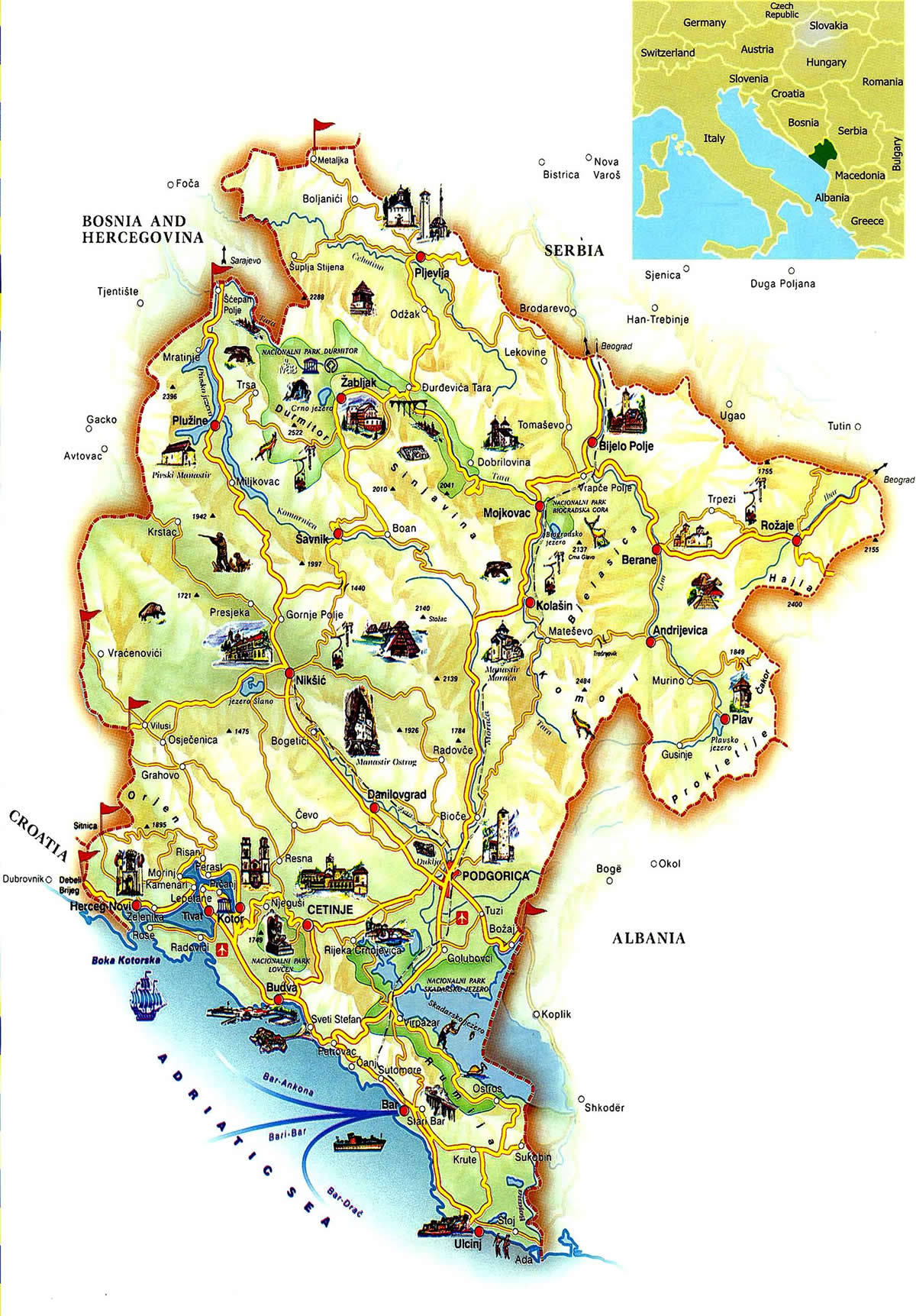 karadag turistik haritasi