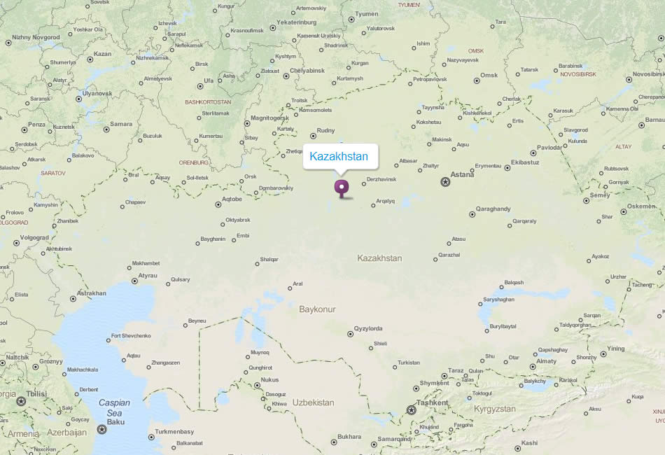 harita kazakistan