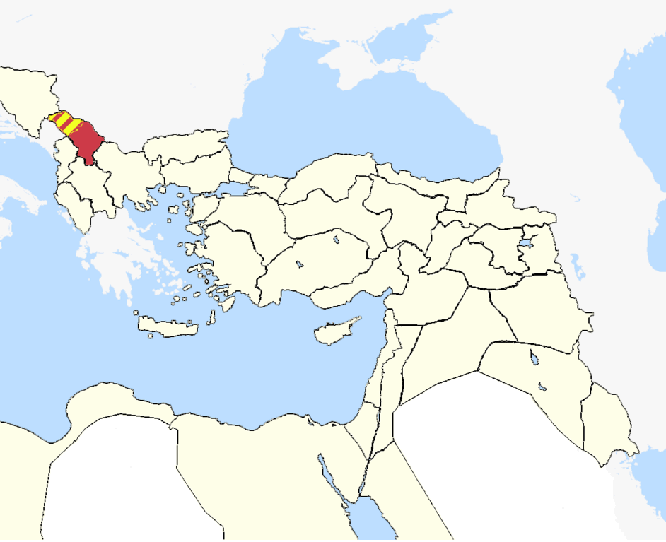 ottoman imparatorlugu vilayeti kosova haritasi 1900