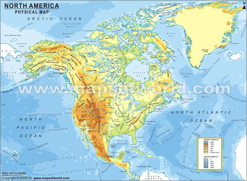 kuzey amerika haritasi kita