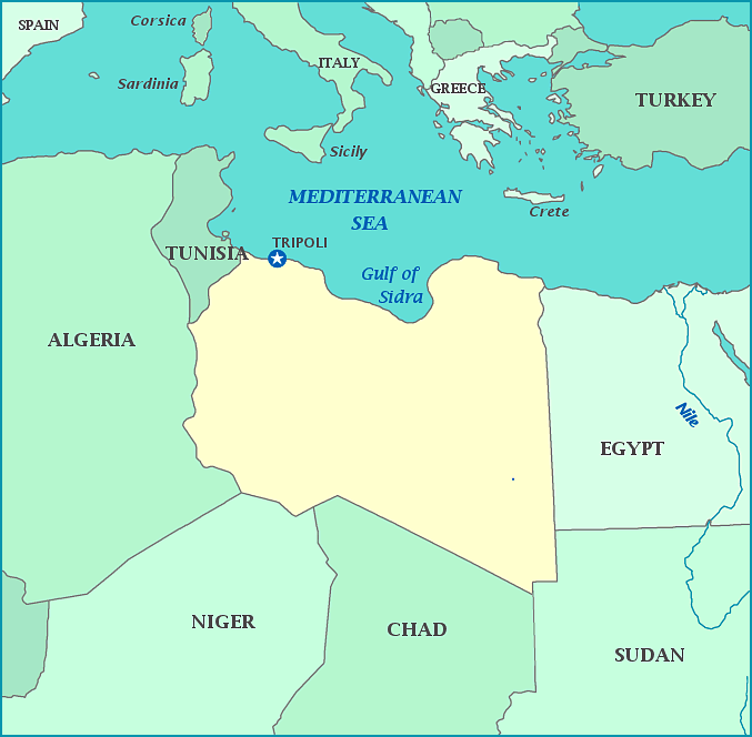 harita libya tripoli