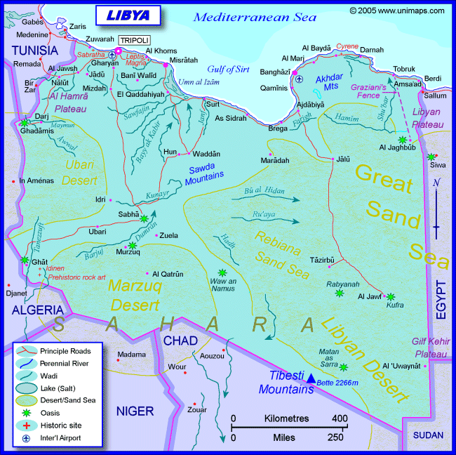 libya harita