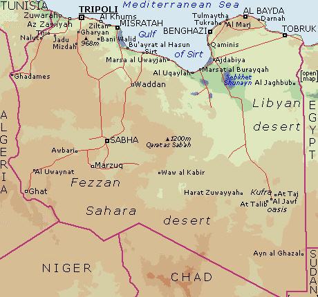 libya col haritasi