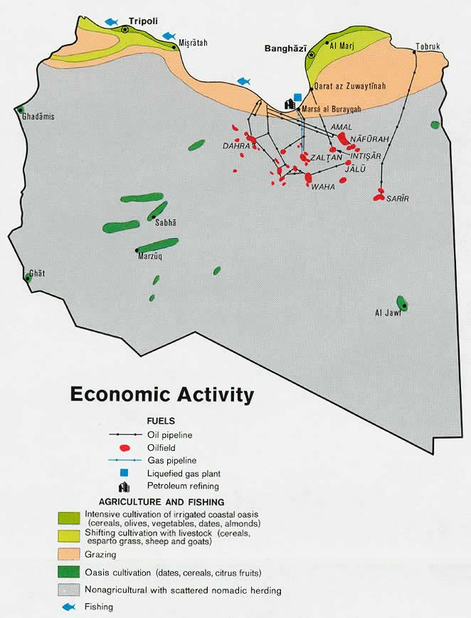 libya ekonomikal haritasi