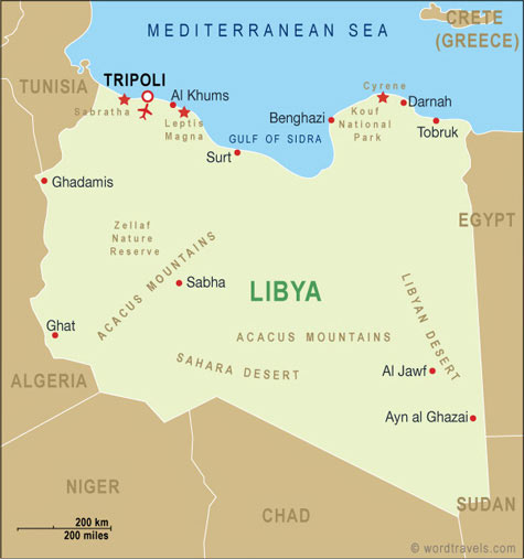 libya haritasi