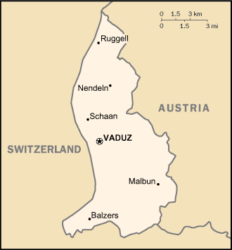 lichtenstein haritasi