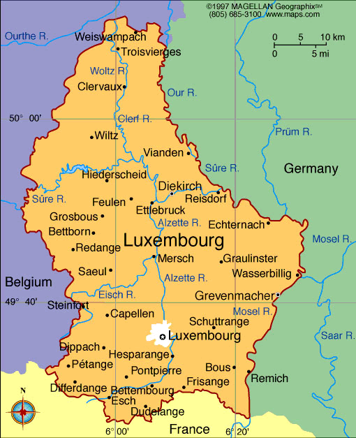 luksemburg haritasi