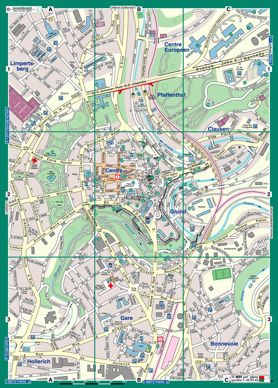 sehir haritasi luksemburg