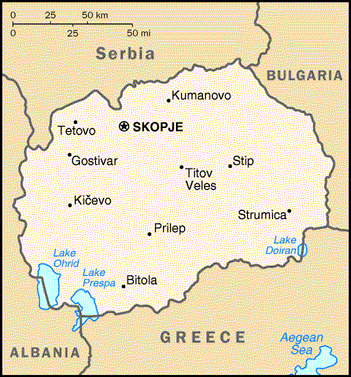 makedonya sehirleri haritasi