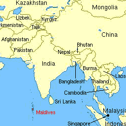 maldivler haritasi hindistan