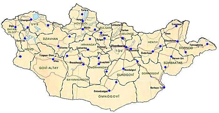 mogolistan bolgeler haritasi