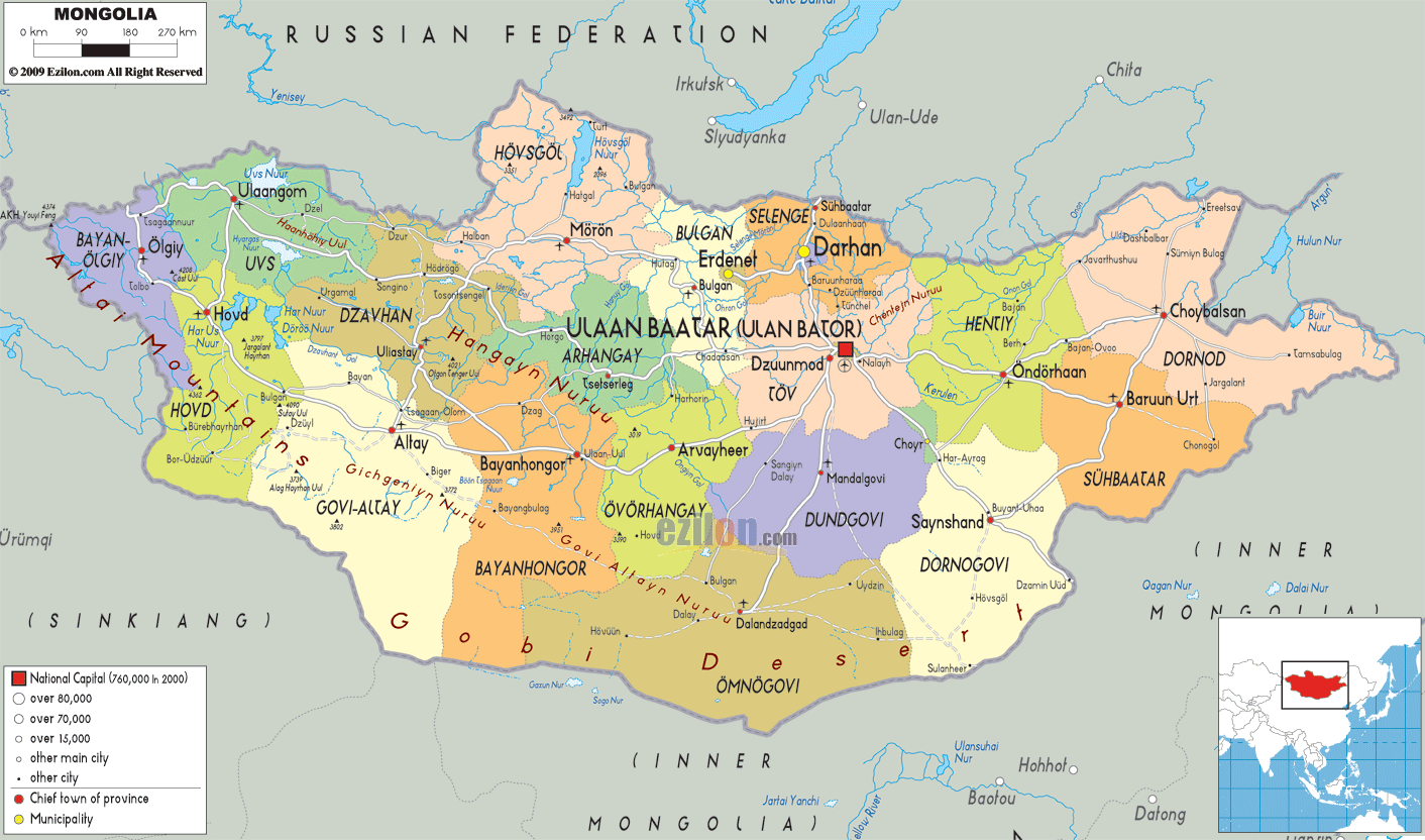 mogolistan siyasi haritasi
