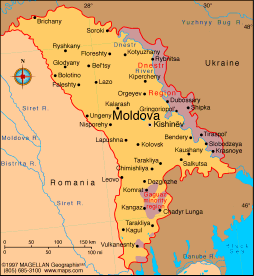 moldova sehirler haritasi